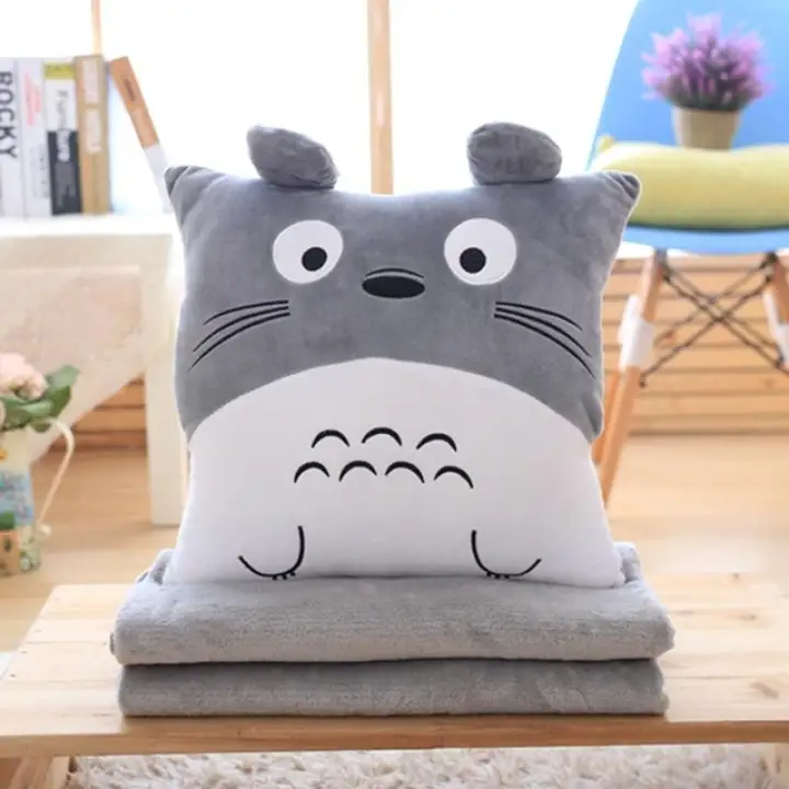 totoro plush pillow