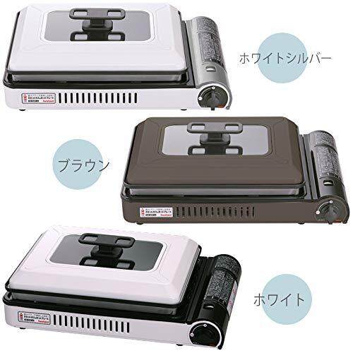 Iwatani CB-GHP-A-BR Cassette GAS Hot Plate, Yakijo α, Brown