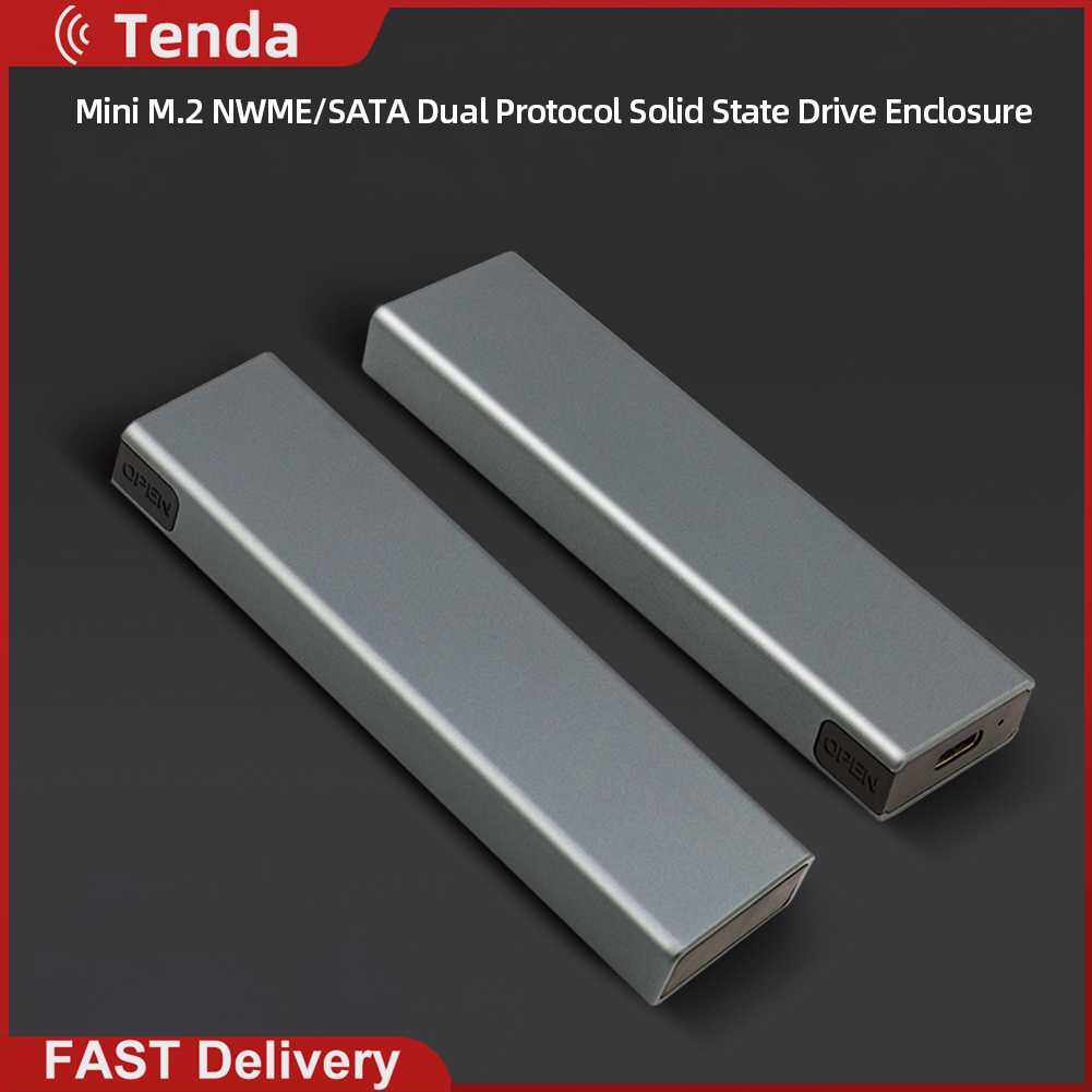 M.2 NVMe Sata giao thức kép SSD bao vây SSD hộp cho 2230/2242/2260/2280 SSD