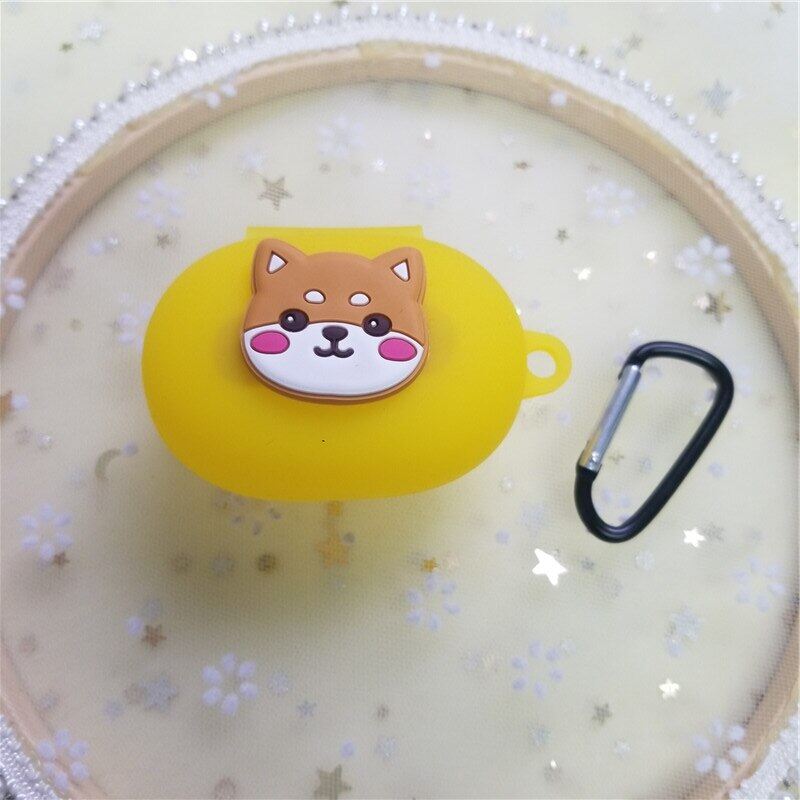 Cute Cartoon Silicone Cover For Haylou W1 X1 TWS Case Bluetooth Earphone Case Earphone Headphone Box With Hook