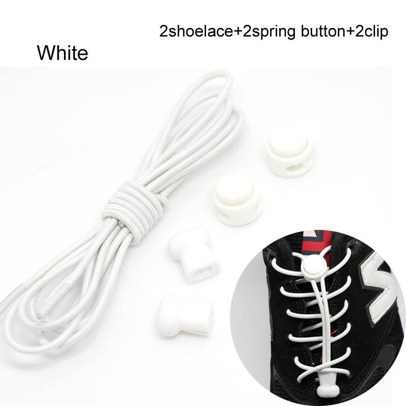 white elastic laces