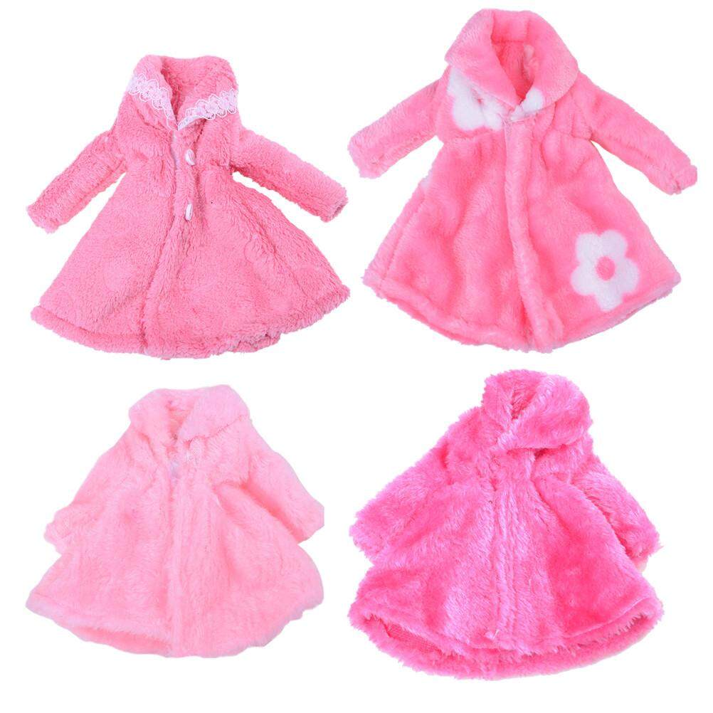 New Arrival!1PC Pink Fluffy Coat In Winter For 12/"Blythe Doll