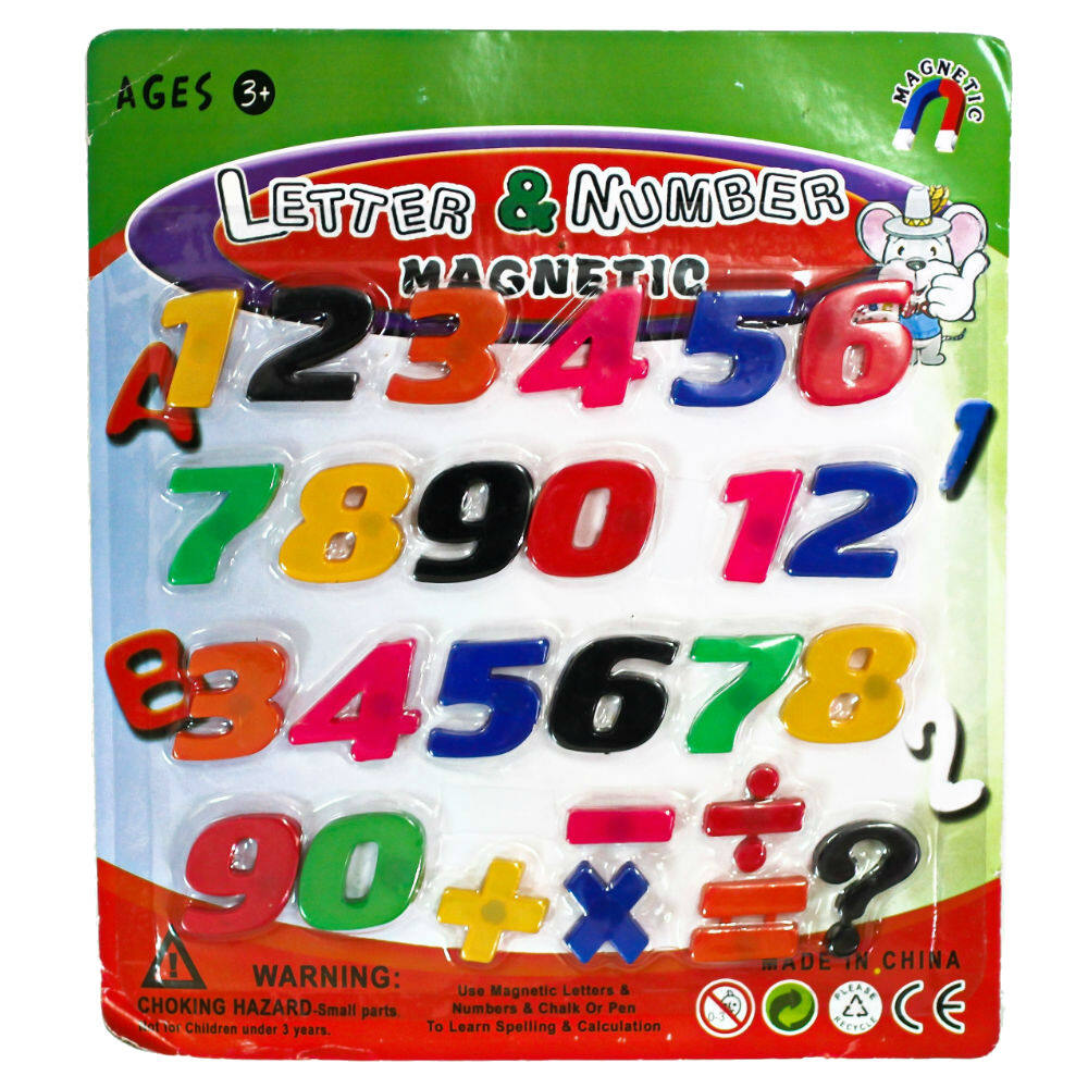 Colourful Magnetic Magnet Alphabets Numbers Letters Uppercase Lowercase ...