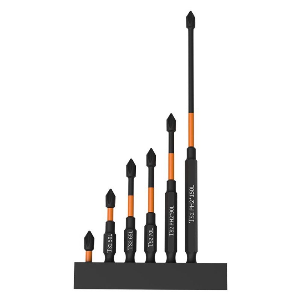 NANMEN Extra Long DIY PH2 Screwdriver Cross Screwdriver Tool Drill Driver Bits Set Impact Drills Electric Hand Drill Impact Rated Screwdriver