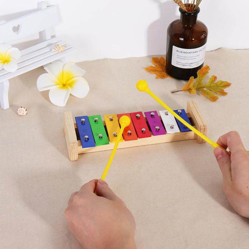 Gỗ 8 Hương Đàn Xylophone Dụng Cụ Âm Nhạc Trẻ Em Giáo Dục Trẻ Em Đồ Chơi Âm Nhạc # S