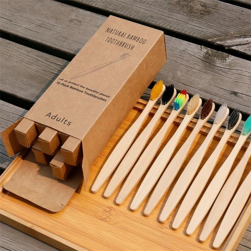 compostable bamboo toothbrush