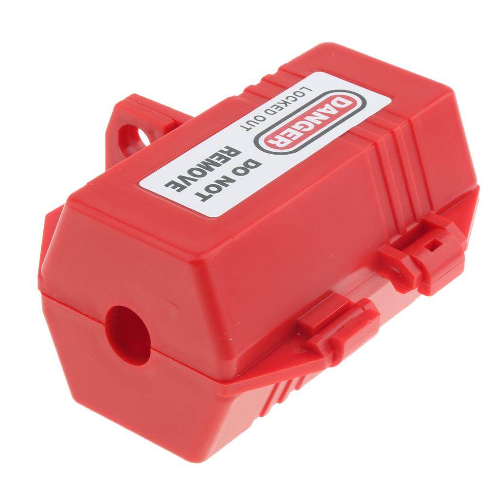 Loviver Safety Electrical Plug Lockout Plastic Tagout Power Plug Padlock Tools