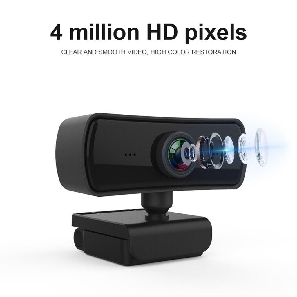 Digital 1440p Hd Webcam 4k Usb 2.0 Camera Cam Recording Built-in Mic