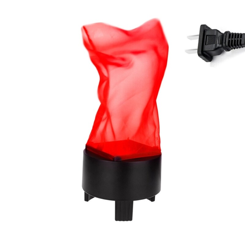 Fake Flame Lamp Electric Campfire Artificial Flickering Flame Table Lamp Realistic Flame Stage Effect Light Halloween