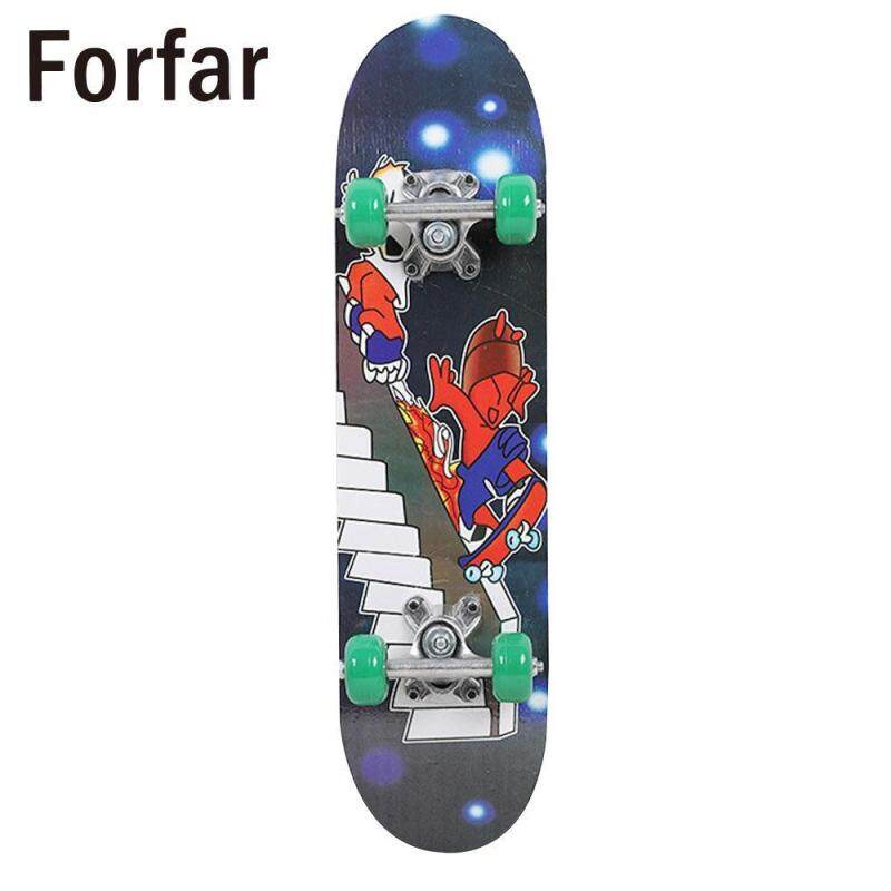 3 Phong Cách Hoàn Chỉnh Ván Trượt Skate Board 4 Bánh Longboard Ròng Rọc Bánh Xe Thời Trang Ular