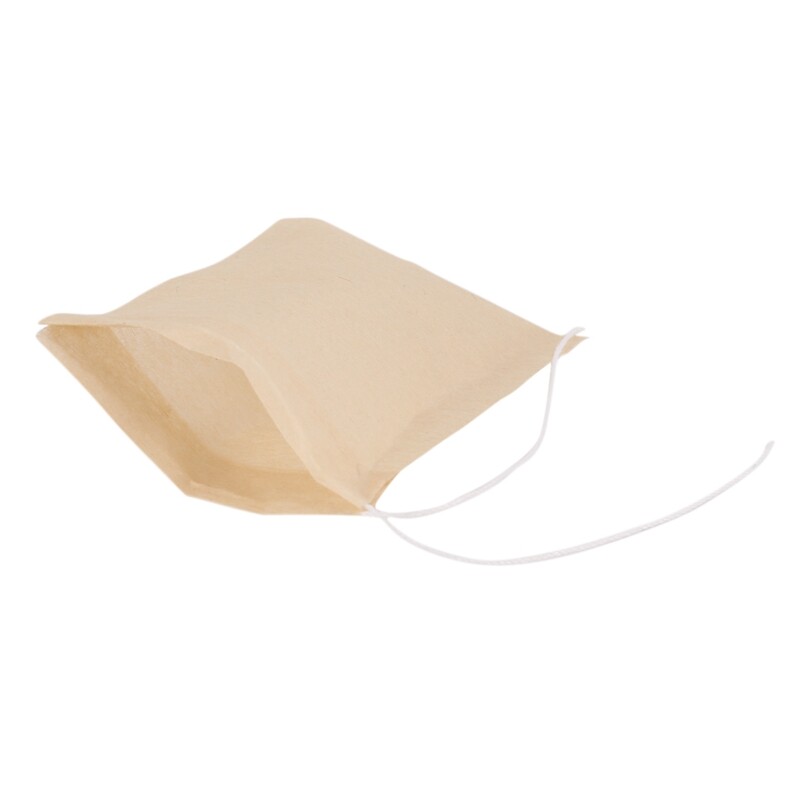 500 Pack Tea Filter Bags,Disposable Paper Tea Bag with Drawstring for Loose Leaf Tea,Coffee(Natural Color)