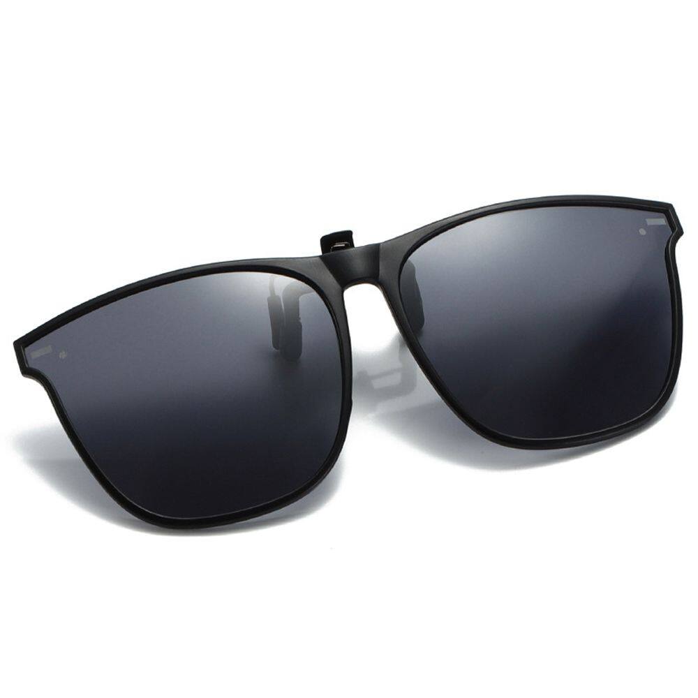 ALYPHAW Vintage Polarized Anti Glare UV Protection For Women Men Goggles Night Vision Glasses Anti-UV Eyeglasses Clip On Sunglasses Square