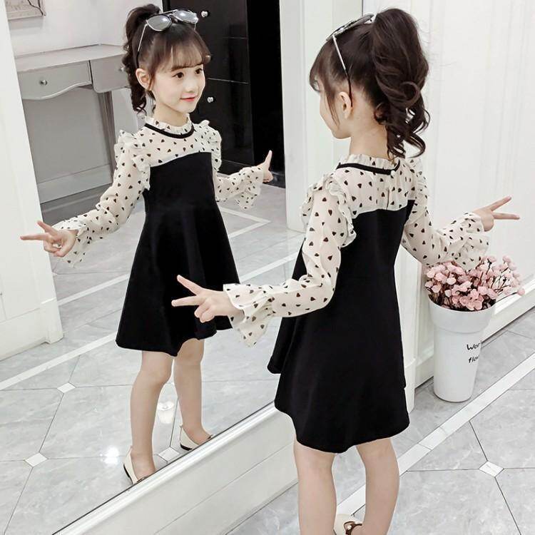 BNS Children's Fashion High Quality korean dress for kids girl casual clothes 3 to 4 to 5 to 6 to 7 to 8 to 9 to 10 to 11 to 12 to 13 year old Birthday tutu red Princess Dresses for teens girls terno sale 2023 new style #G-2017