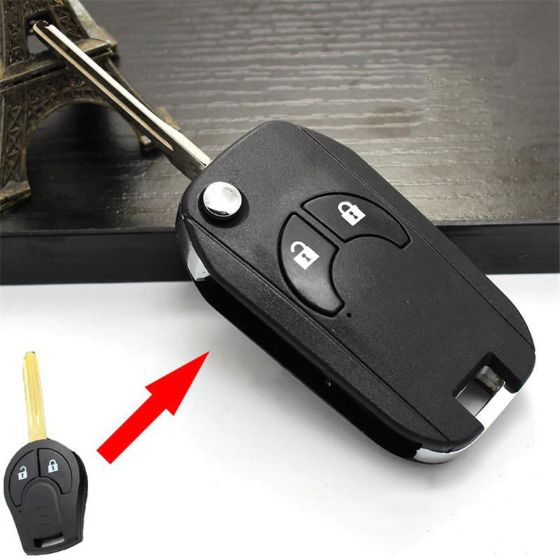 Car Key Case For Nissan New Sunshine Xuanyi Marchi New Trent Modified Folding Remote Control Shell