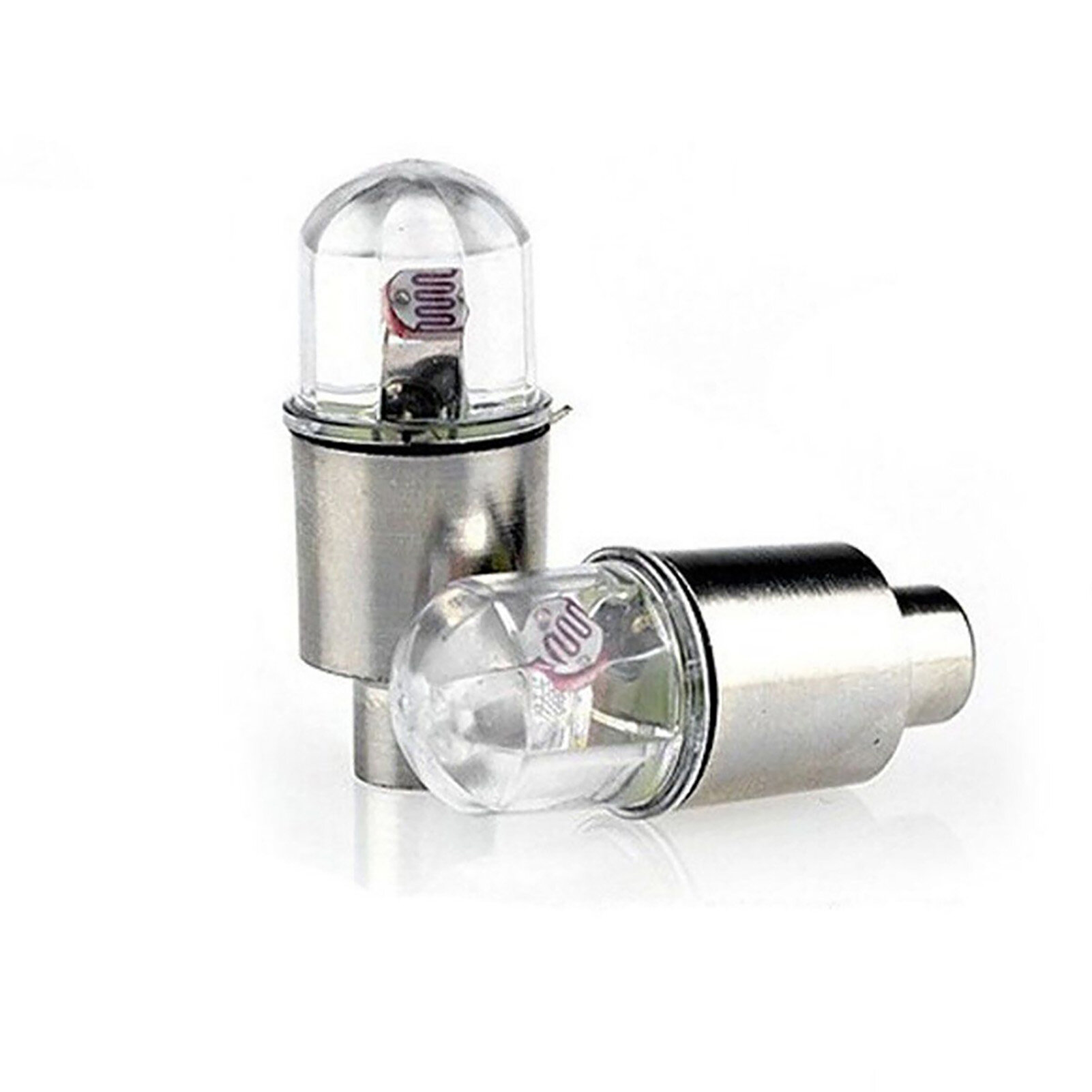 Nắp Van Bánh Xe Đèn LED Cảm Biến Rung-Hợp Kim Chịu Lực Đèn Gắn Mũ Xe Đạp Thông Dụng Ngoài Trời
