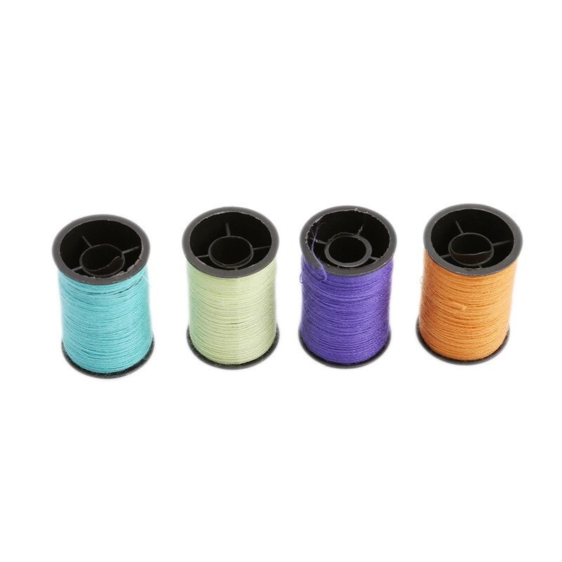 Feng Qi shopHộp Đựng 100 Cái/bộ Bộ Dụng Cụ May Vá Kim Chỉ Máy Đo Đường Dây (Kích Thước: Một Cỡ)