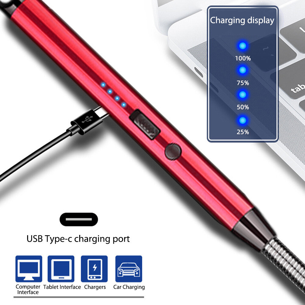 Đánh Lửa Plasma USB BBQ Chạy Điện Chống Gió Cho Bếp Ga
