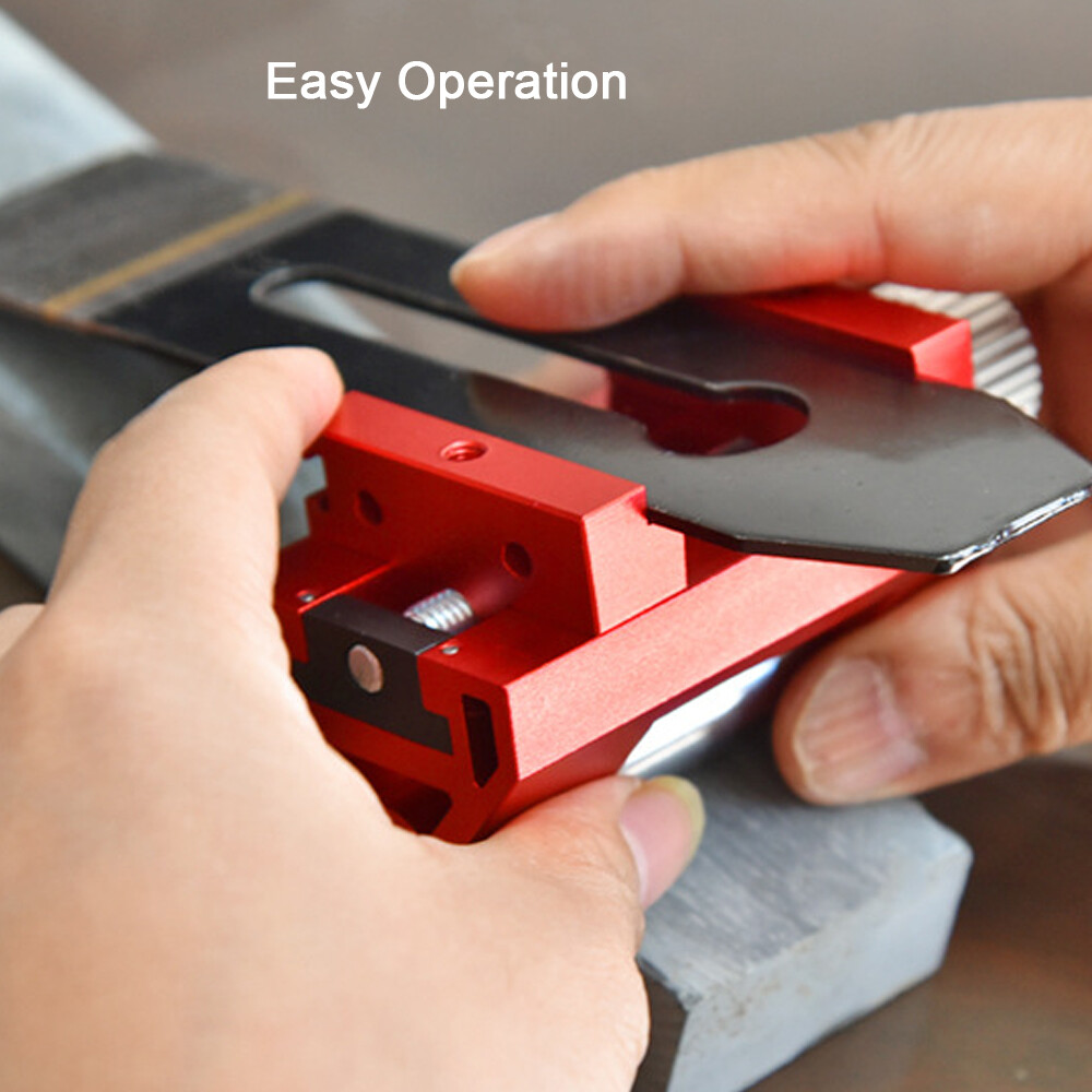 KKmoon Angle Adjustable Sharpener Woodworking Tool Sharpening Jig Clamping Adjustment Inclined Edges Wood Chisel Fixing Bracket