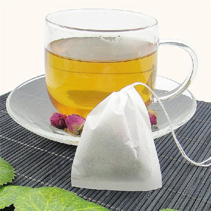 50 CÁi Túi Lọc Trà Dùng Một Lần Túi Lọc Có Dây Rút Bằng Cotton Rỗng Túi Lọc Trà Trà Lá Rời