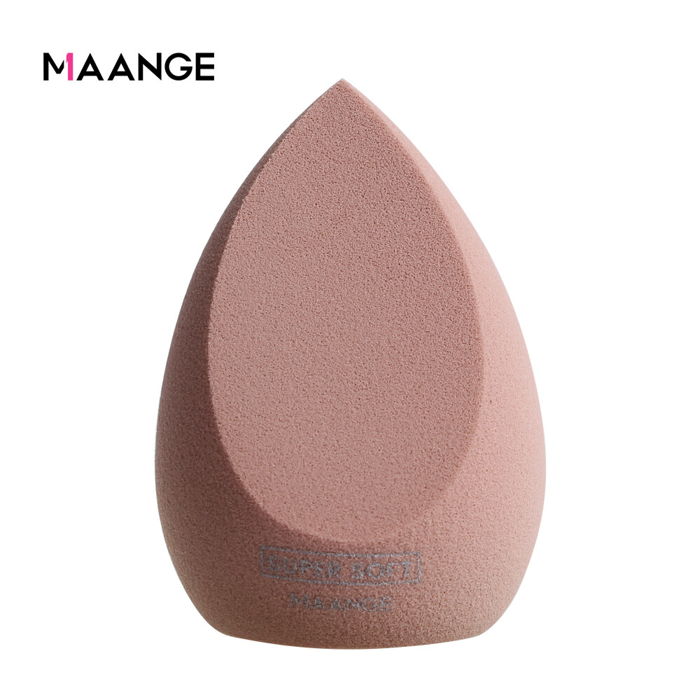Cọ trang điểm MAANGE có thể thu vào có nắp đậy + mút tán kem nền mềm - INTL