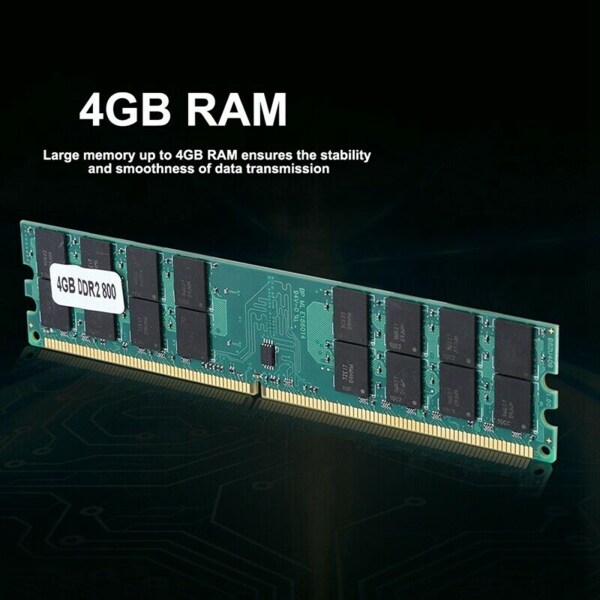 Blesiya 4GB DDR2 Bộ Nhớ 800MHz Cho Bo Mạch Chủ AMD PC2-6400 1.8 Volts Phụ Tùng