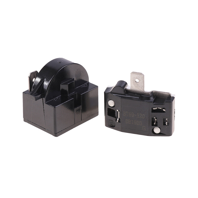 Maraa 2PCS QP2-4.7 PTC Starter Relay Refrigerator Starter Relay And Overload Protector