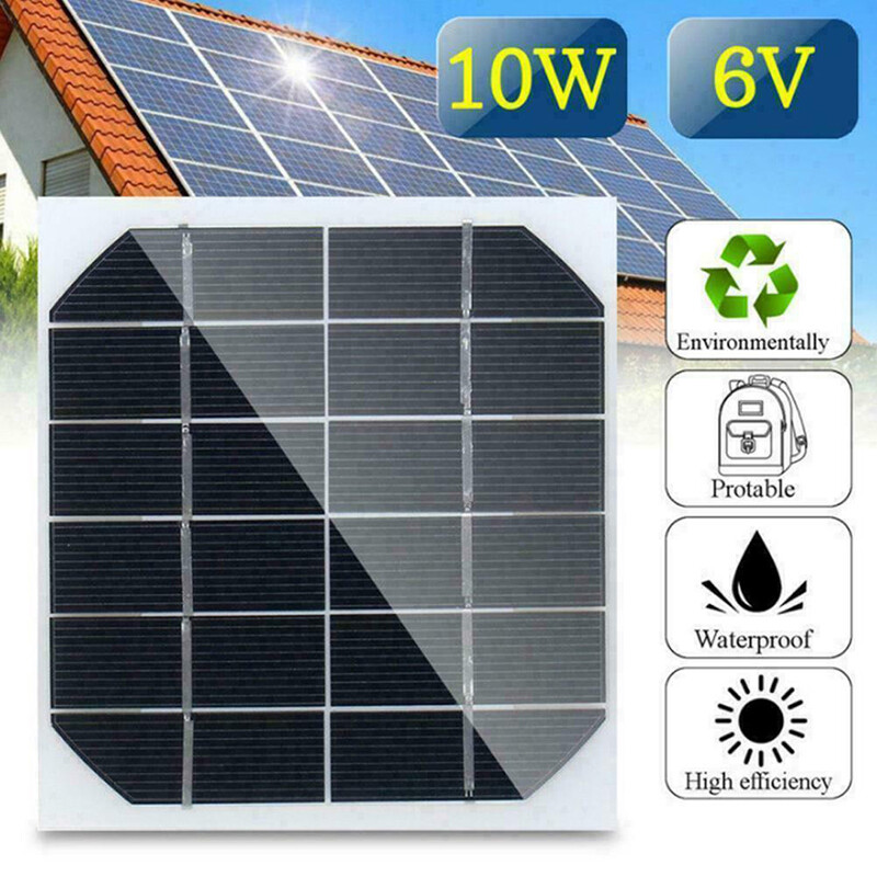 01 Tấm pin năng lượng mặt trời mini 6V 10W kích thước 120*110*2.0mm giá tốt - INTL