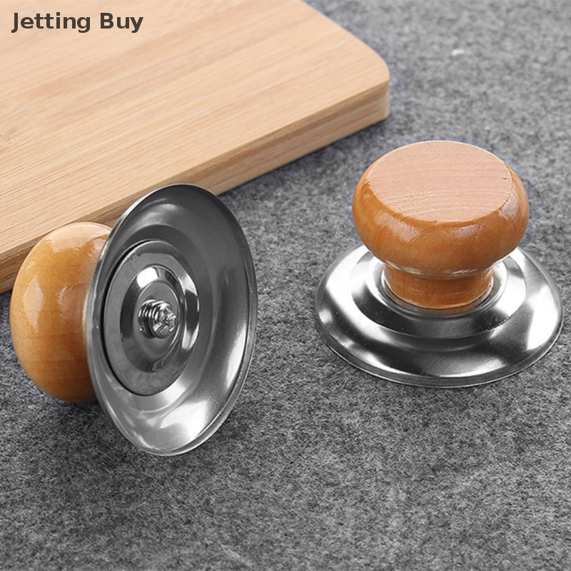 [Jettingbuy] Bán chớp nhoáng 1 chiếc vỏ Nắp nồi chảo nấu ăn thay thế bếp thông dụng bền nắm tay cầm