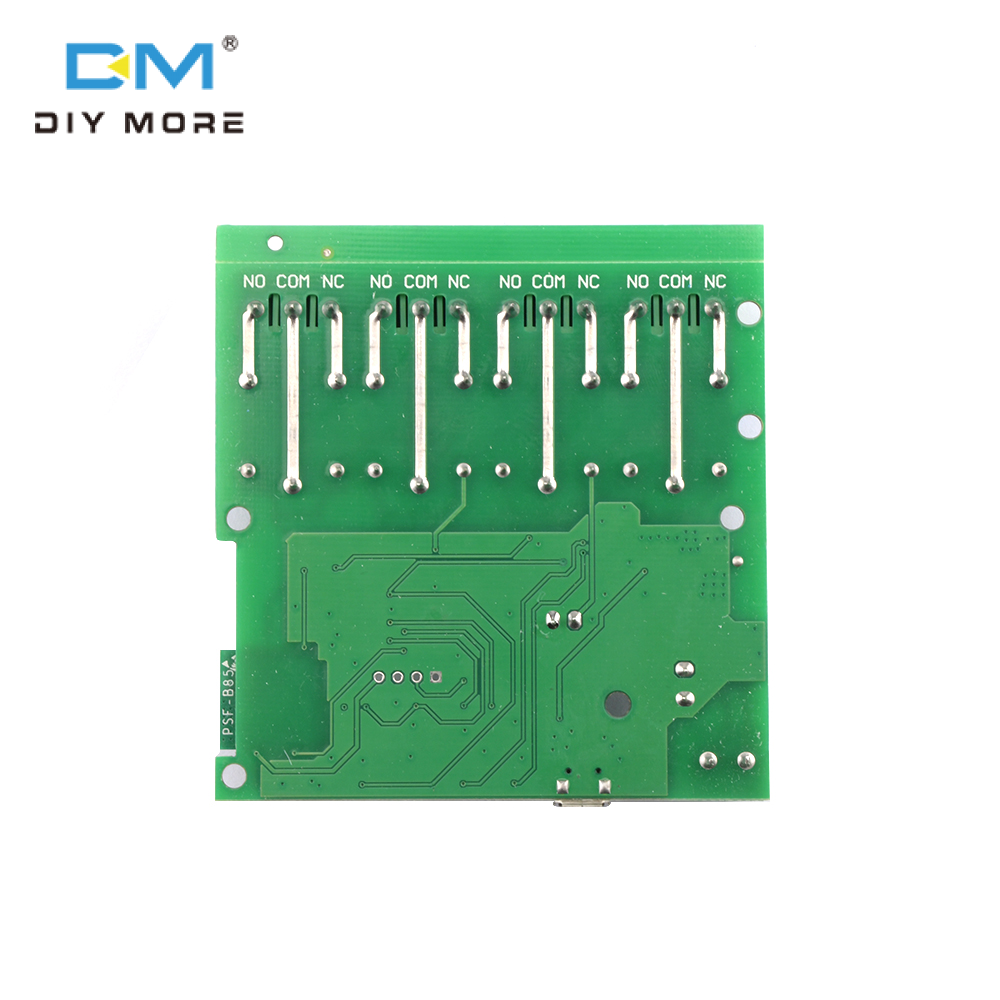 diymore Mô-đun Công Tắc Rơ Le WiFi Thông Minh 4 Kênh EWelink/Tuya APP Công Tắc Điều Khiển Từ Xa Không Dây 433Mhz Cho Nhà Thông Minh Google 5V-32v