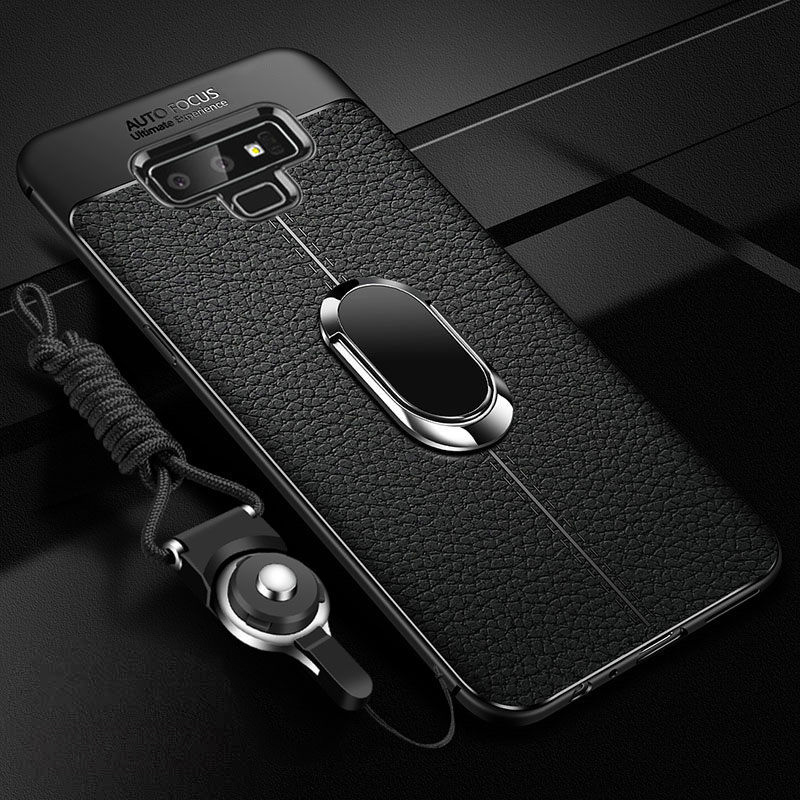 LANLIN For Samsung Galaxy Note 9 Phone Case, Luxury Ultra Slim Leather Pattern All-inclusive Protection Dermatoglyph Back Cover For Samsung Note 9 Case