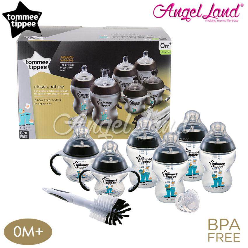 tommee tippee bottle set black