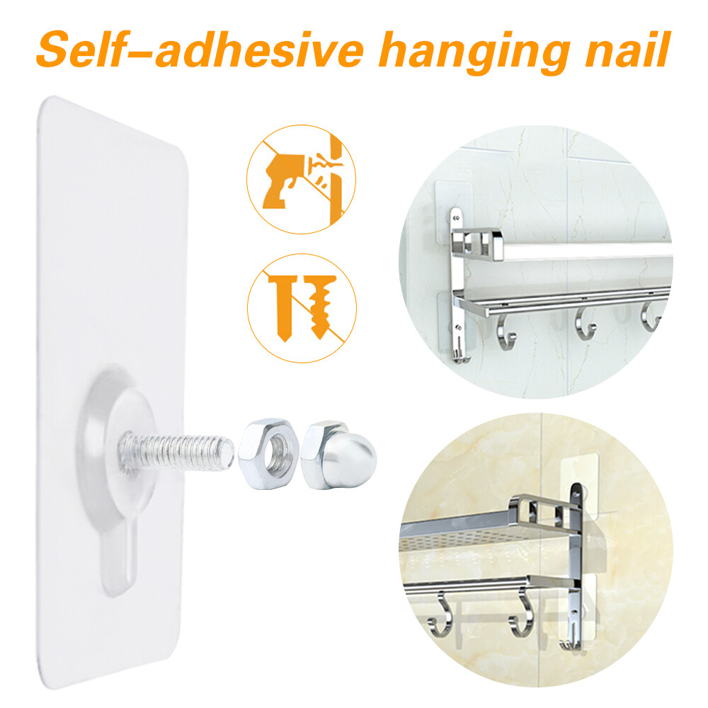 Móc Ma Thuật Không Cần Đinh Móc Treo Tường Ma Thuật Nặng Dính Trong Suốt Móc Trong Suốt Không Có Dấu Vết Không Khoan Móc Dính Tường Đinh Vít Liền Mạch