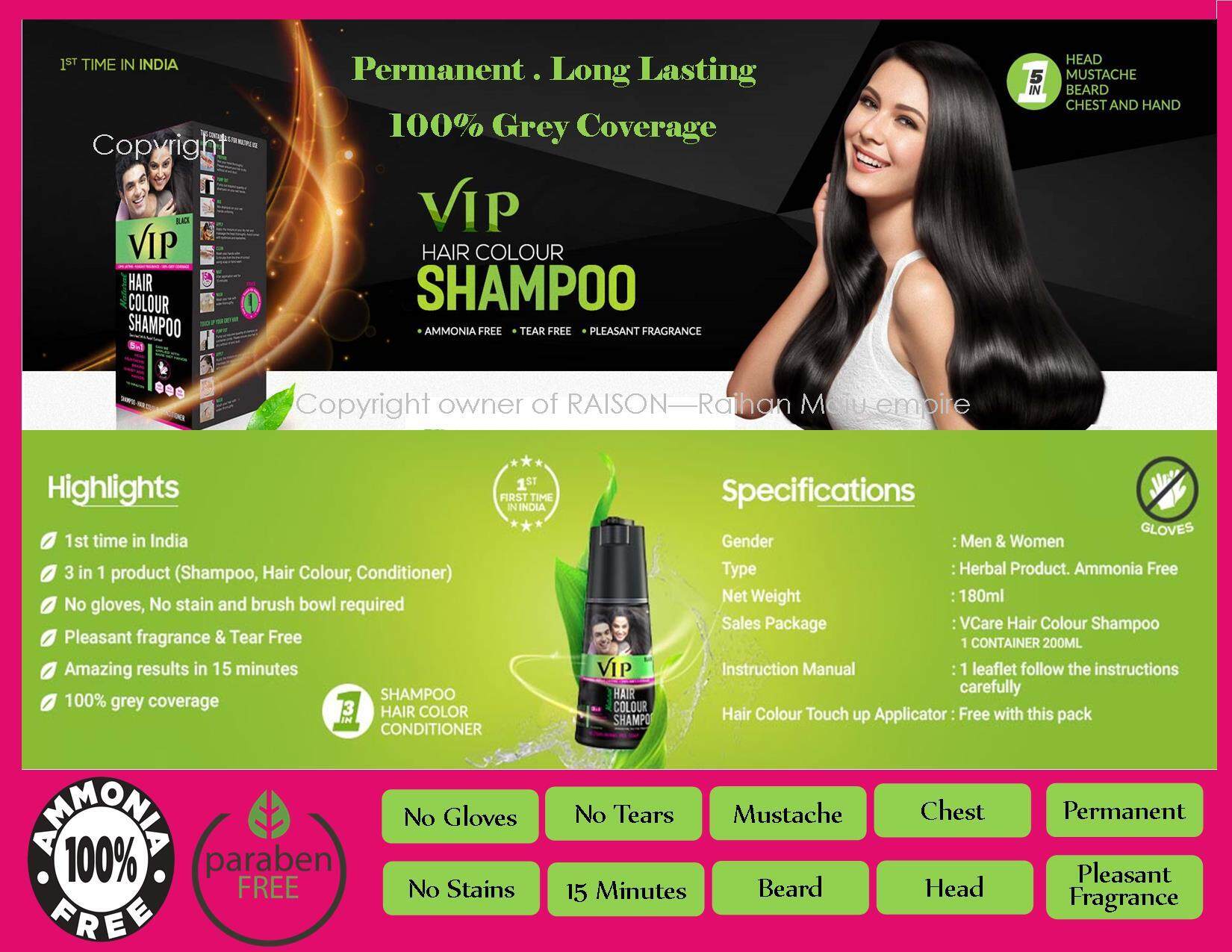 VIP Limited Time offer BLACK HAIR COLOUR SHAMPOO 180ml | Lazada VIP Limited Time offer BLACK HAIR COLOUR SHAMPOO 180ml | Lazada