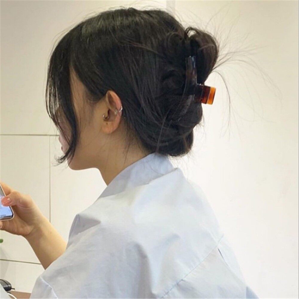 , Kẹp Tóc Đuôi Ngựa Kẹp Vuốt Tóc