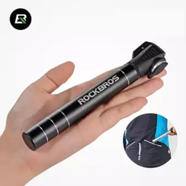 ROCKBROS Cycling Pumps Mini Portable Aluminum Alloy Pumps For Presta & Schrader One Way Pump