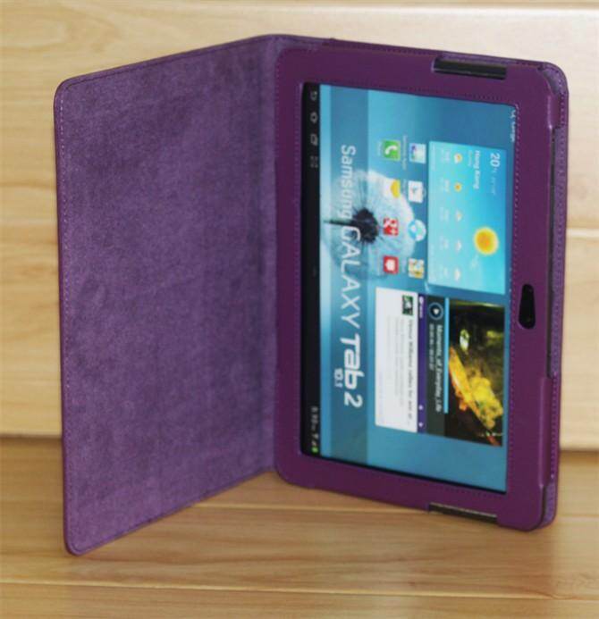 For Samsung Galaxy Tab 2 10.1 inch GT-P5100 GT-P5110 GT-P5120 PU leather stand case P5100 P5110 cover
