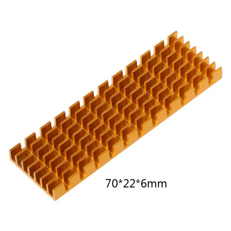 Aluminum for m.2 nvme ngff 2280 solid state hard disk heat dissipation ssd heat sink cooler radiator