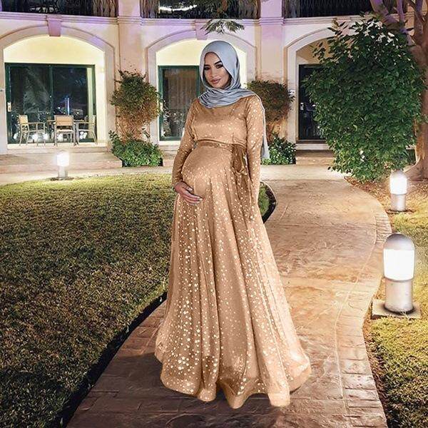 dress glitter muslimah