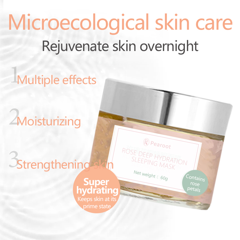 Pearoot Rose Deep Hydration Sleeping Mask 50g Moisturizing