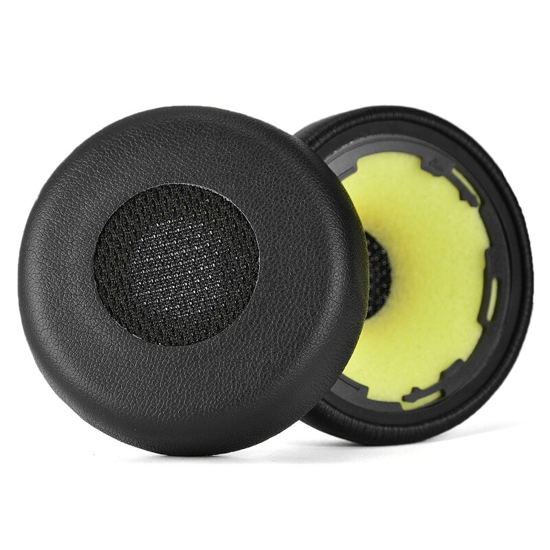 ✪【Yixin Elec】【New Arrival】 lacement Leather Ear Pads Cushion Cover Earpads for -Jabra evolve 75 75+ / 75 75MS Headset