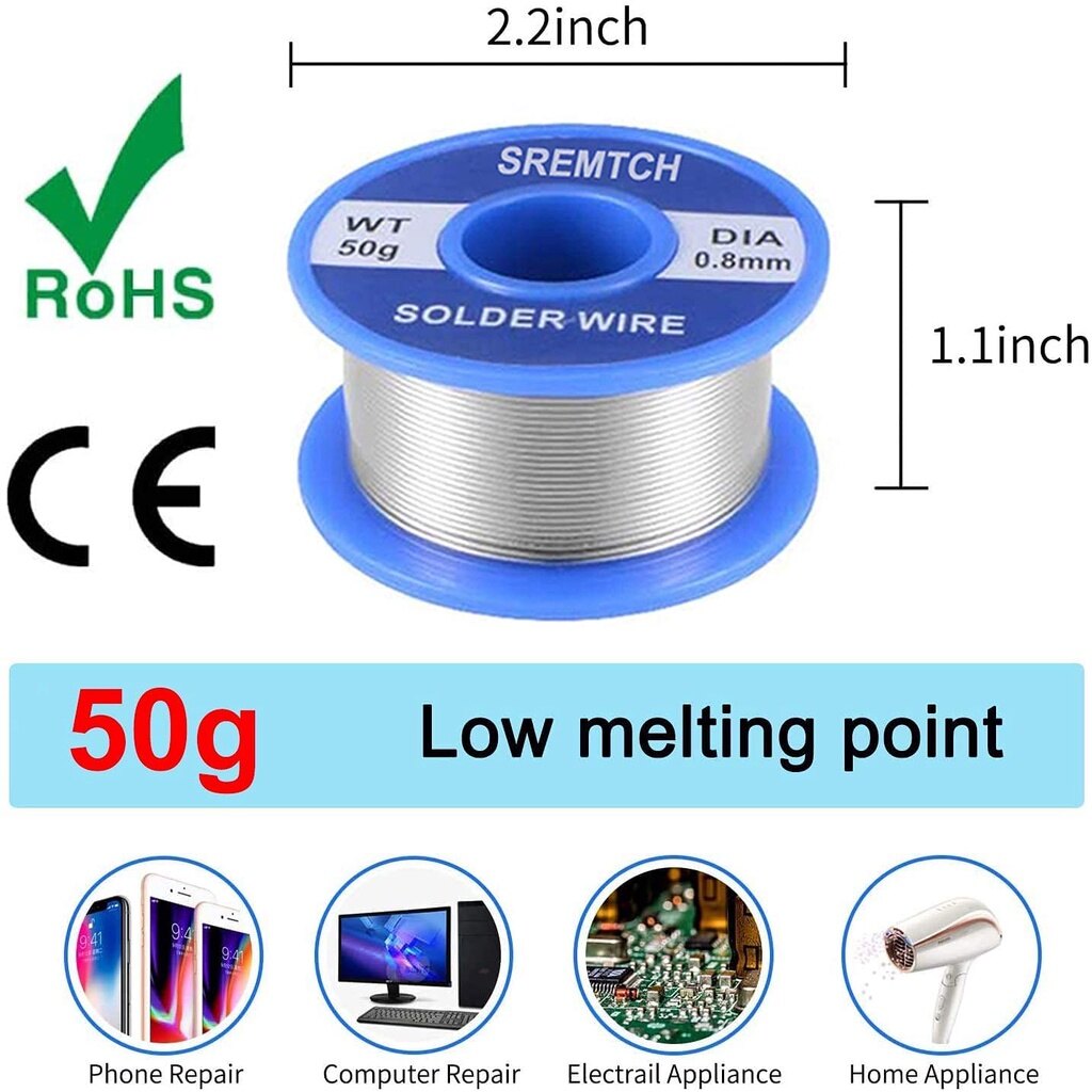 [Quick Delivery]220V Adjustable Temperature Soldering Iron Kit Solder Welding Ceramic Heater Soldering Tips Desoldering Pump Solder wire Soldering iron tips
