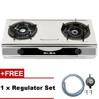Elba Egs F7112 Ss Gas Stove 2 Burner Steel Cooker Lazada Elba Egs F7112 Ss Gas Stove 2 Burner Steel Cooker
