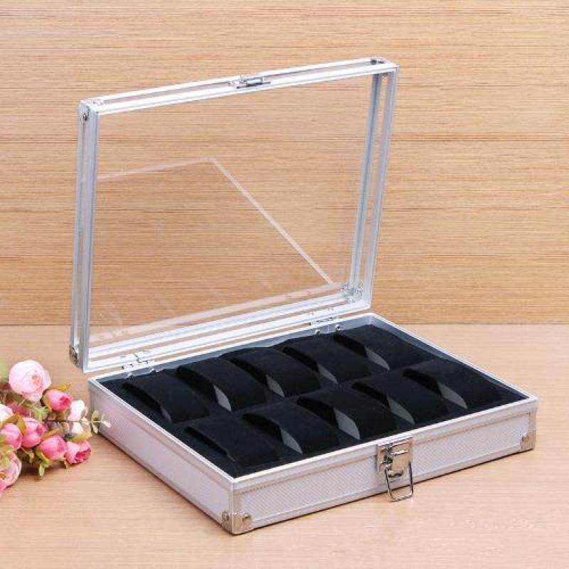 Elegant Aluminium Watch Box 10 Slot Malaysia