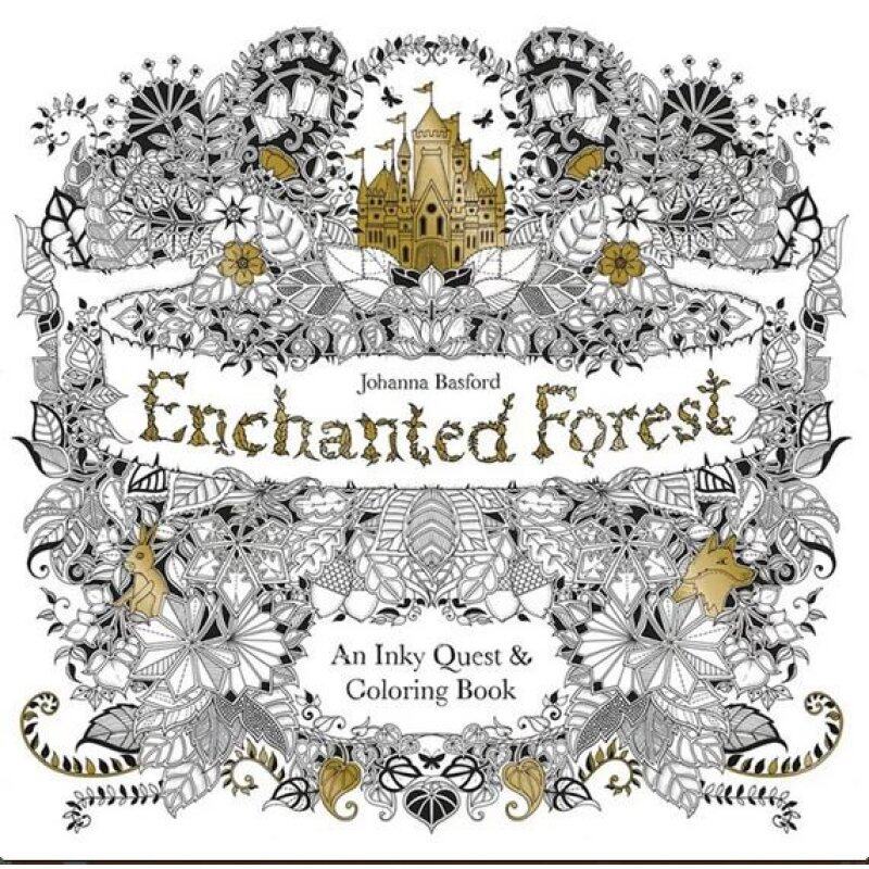 Secret Garden Version 2- Enchanted Forest - An Inky Quest and Coloring Books Malaysia