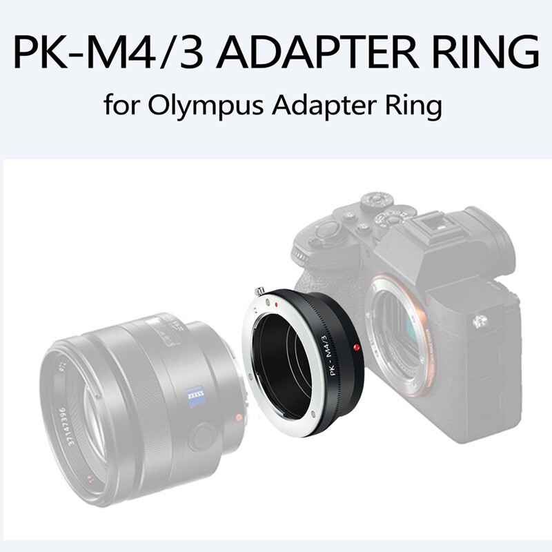 Pk-M4/3 Adapter Ring For Pentax Pk Lens To Micro 4/3 M43 Camera Body For Olympus Om-D E-M5 E-Pm2 E-Pl5 Gx1 Gx7 Gf5 G5 G3