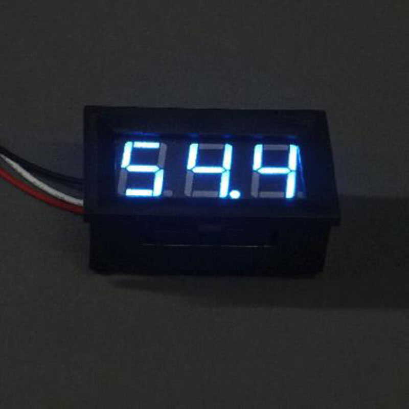DC 4-30V 0.56 Inch 3 Wire LED Digital Voltmeter Voltage Meter Volt Instrument Tool DIY Home Use Three Digital DC Meter