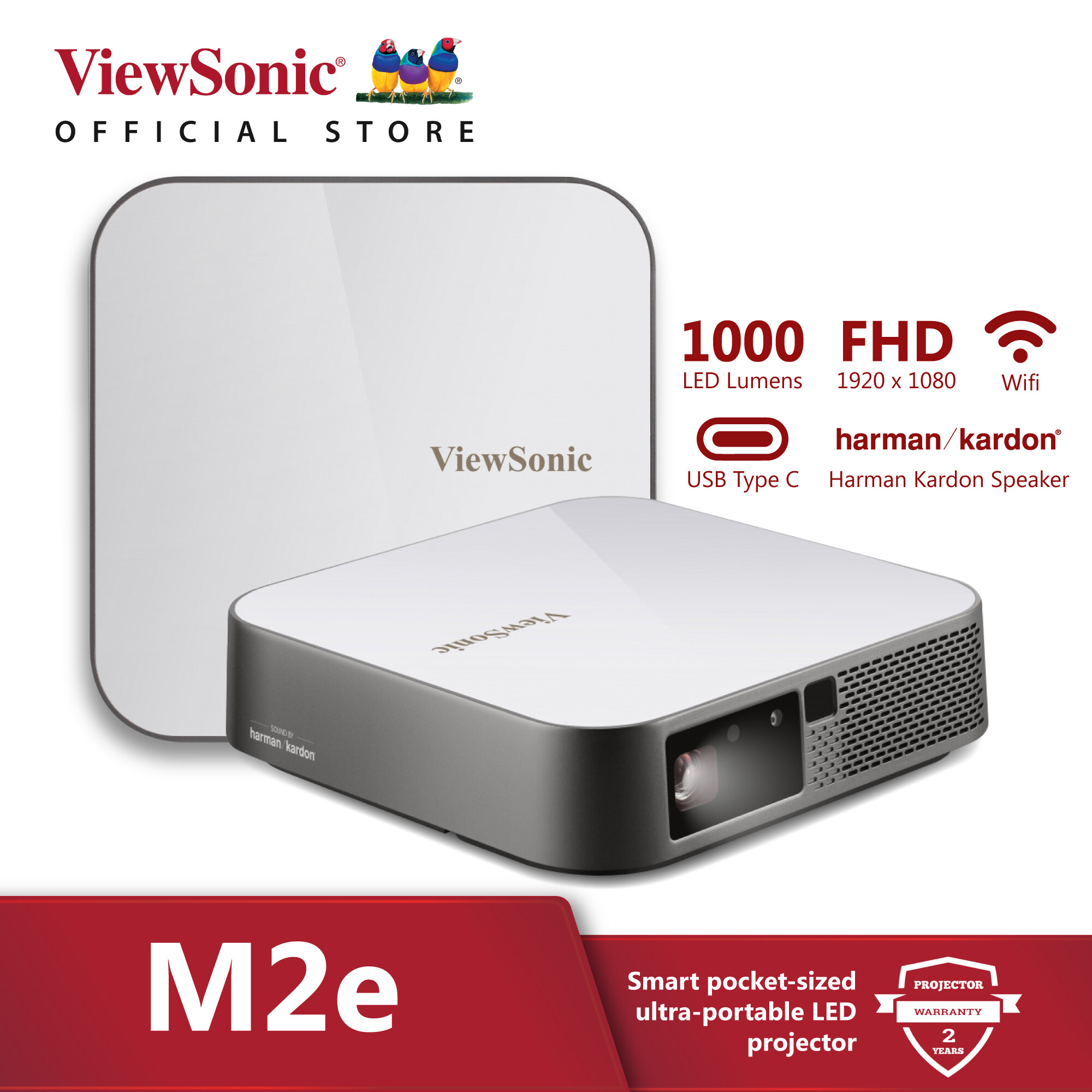 ViewSonic M2e Instant Smart 1080P 
