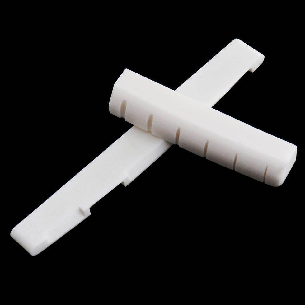 SLADE 1 Cặp Yên Ngựa Xương Đàn Guitar, Dành Cho Guitar Dân Gian Acoustic 6 Dây