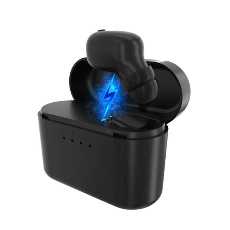 niceEshop Mini Wireless Headphone, Bluetooth Noise Canceling In-Ear Headset Built-in Mic Ture Wilreless Earphone With Charging Box Hands-Free Call Sweatproof Portable Driving Earpieces For Sport Singapore
