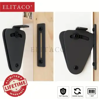 Elitaco Urban X Vintage Lock Sliding Wood Barn Door Big Small